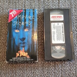Campfire Stories VHS 2002 Horror Movie Jamie-Lynn Sigler David Johansen R-Rated